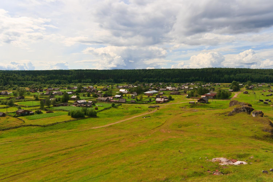 Вид на поселок Велс